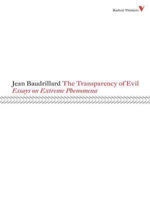 cover image of The Transparency of Evil